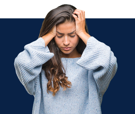 Photo of a Woman with a Headache