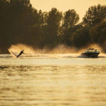 person water skiing