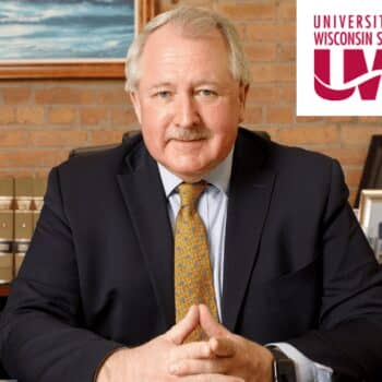 University of Wisconsin System official portrait of a man