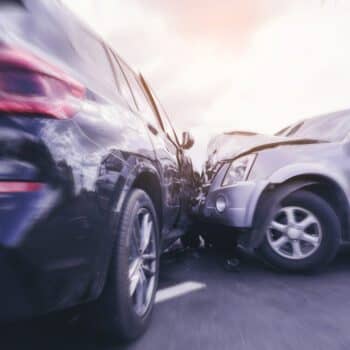 Photo of a car accident