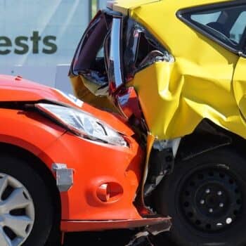 Rear end crash test