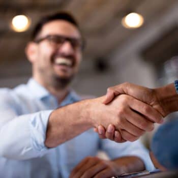 Photo of Men shaking hands